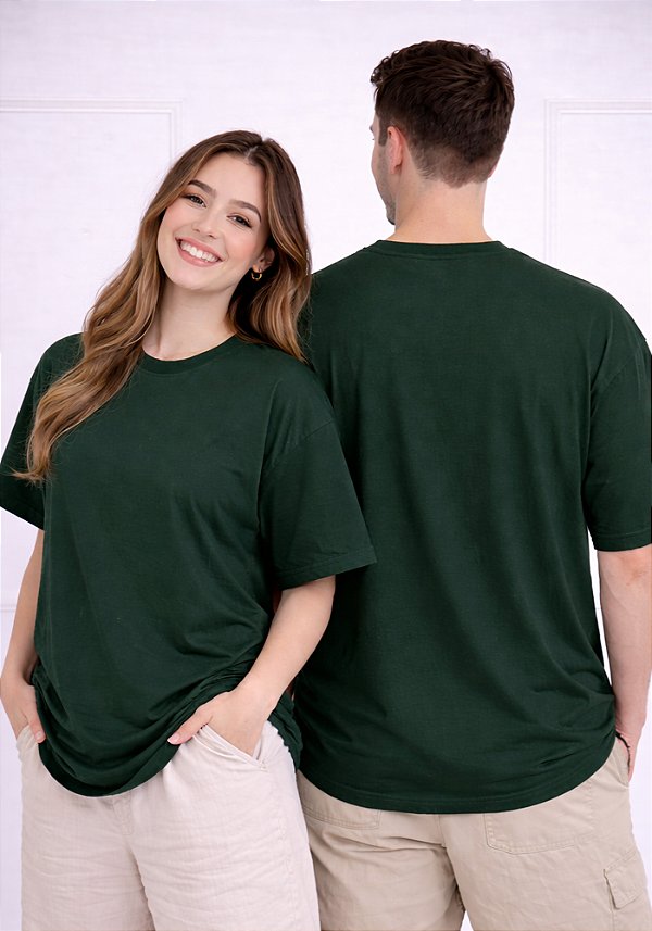 OVERSIZED - BÁSICA- COR VERDE