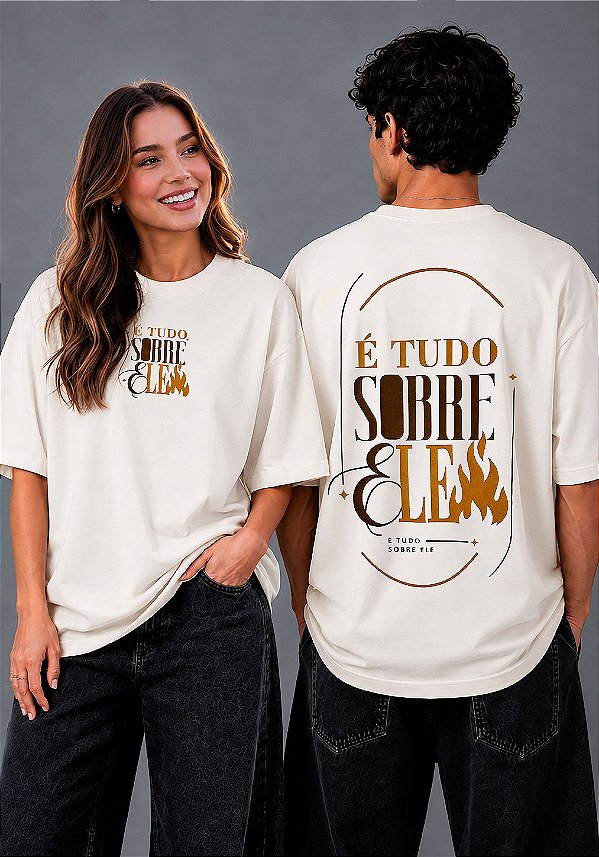 OVERSIZED - É TUDO SOBRE ELE - COR MARFIM