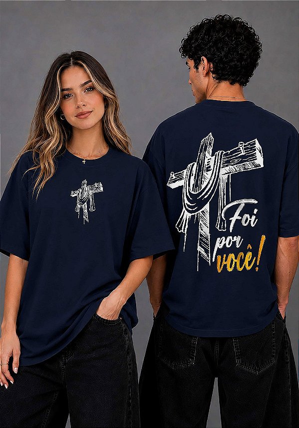 OVERSIZED - FOI POR VOCÊ - COR AZUL