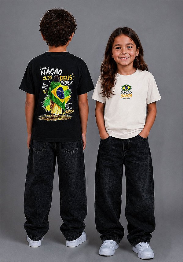 INFANTIL UNISSEX - FELIZ A NAÇÃO