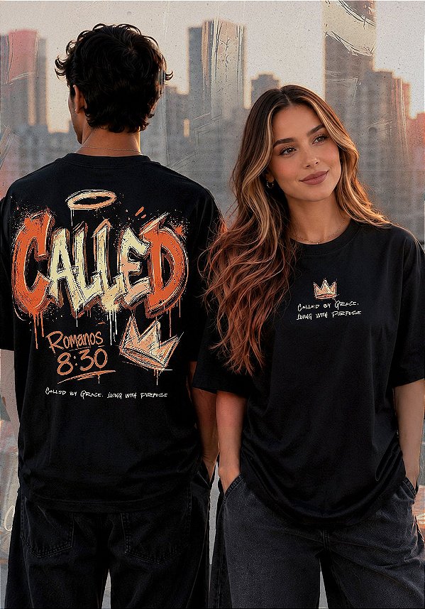 OVERSIZED - CALLED ROMANOS 8:30 - COR PRETO