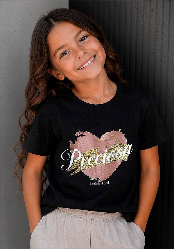 INFANTIL FEMININA - PRECIOSA - COR PRETO