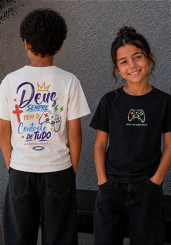 INFANTIL UNISSEX - DEUS SEMPRE TEM O CONTROLE DE TUDO