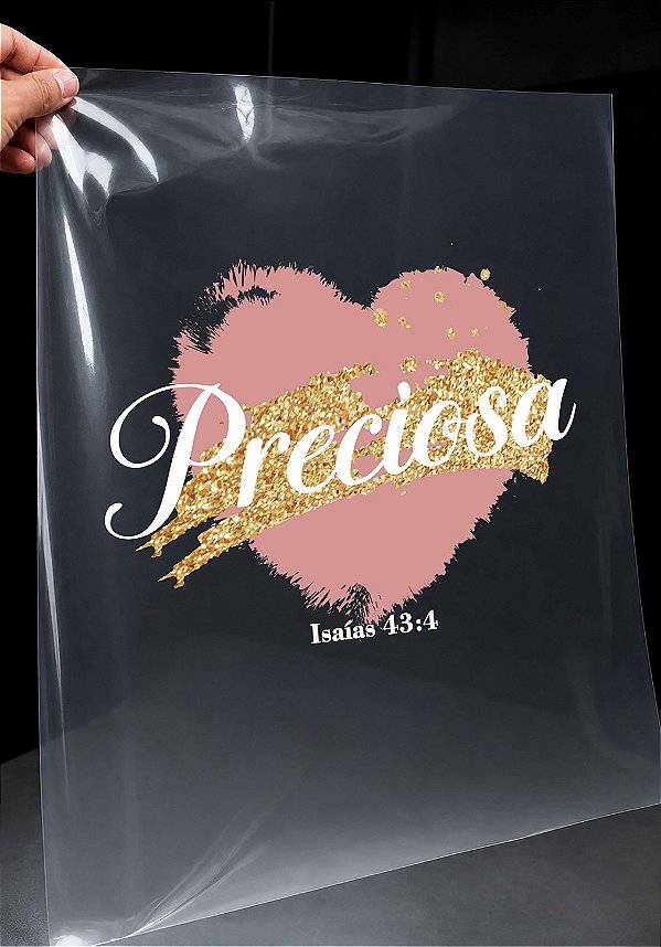 IMPRESSÃO DE DTF - PRECIOSA- 21X17CM