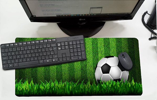 Mouse Pad / Desk Pad Grande 30x70 Infantil - Futebol VD
