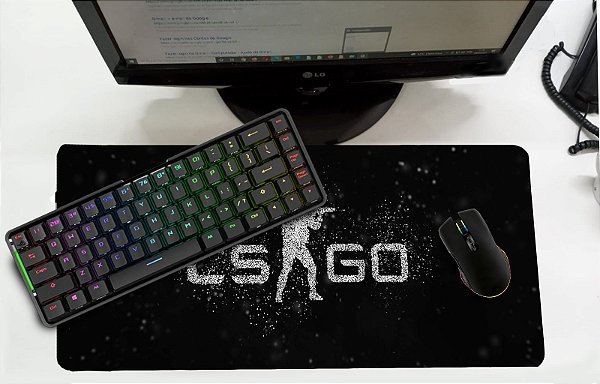 Mouse Pad / Desk Pad Grande 30x70 - Counter Strike CS GO
