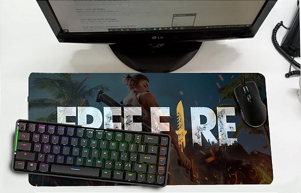 Mouse Pad / Desk Pad Grande 30x70 - Free Fire