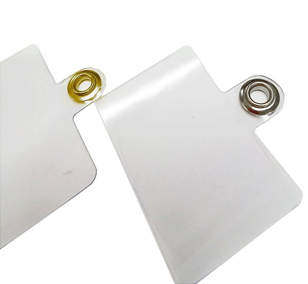 Suporte / tag transparente para alça cordão de celular