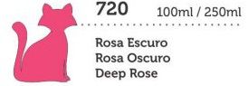 TINTA MEGA PVA FOSCA 250ML ROSA ESCURO GATO PRETO