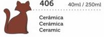 TINTA PARA TECIDO 40ML BRANCO GATO PRETO