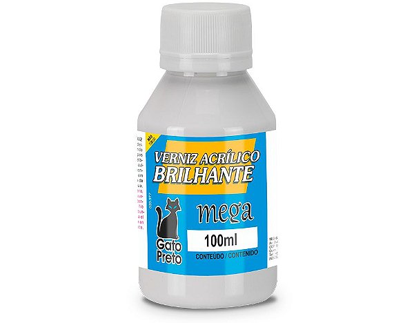 VERNIZ ACRILICO BRILHANTE GATO PRETO 500ML