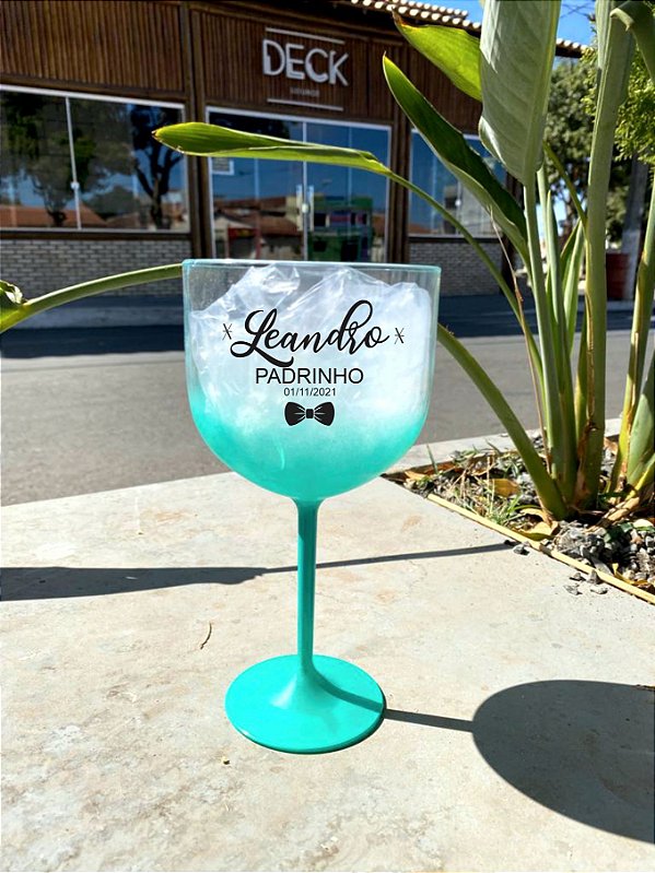 Kit 80 Taças De Gin 580ml Degradê Acrílico Personalizadas