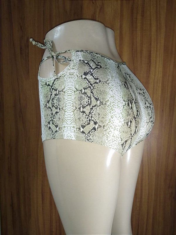 Short Dormir Curto Cobra Laço Lateral