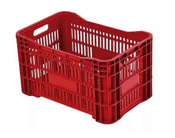 CAIXA HORTIFRUTI C VERMELHA