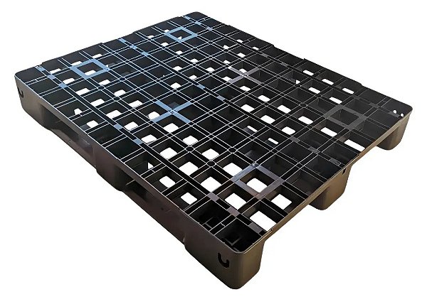 Pallet Plástico Vazado Reforçado 100x120x16