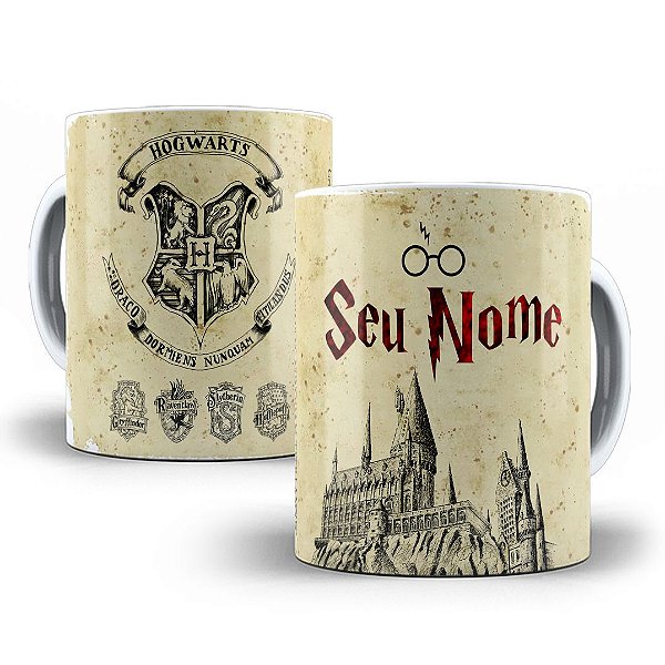 Caneca personalizada Harry Potter coleção casas Hogwarts - Tomeco loja de  canecas personalizadas