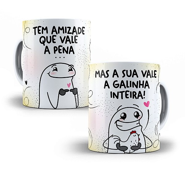 Caneca personalizada  flork tem amizade que vale a pena