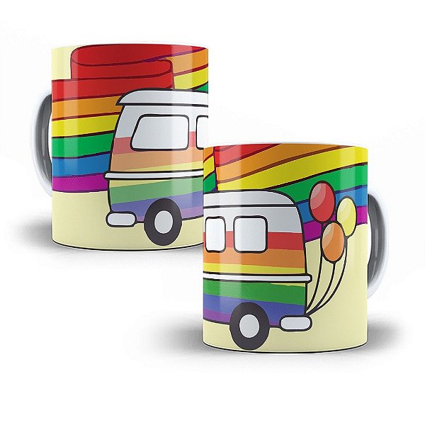 Caneca personalizada   LGBT - rainbow kombi