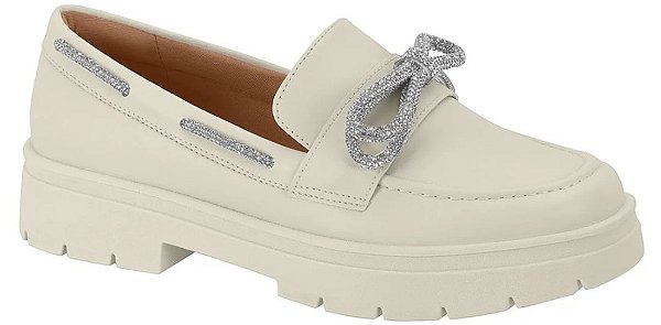Sapato Vizzano Mocassim Detalhe Laço Strass 1422.103