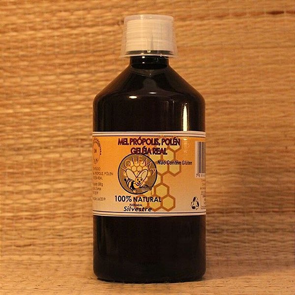 Geleia Real Composta de Mel, Própolis, Pólen e Geleia Real - 500ML