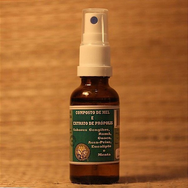 Kit com 4 Sprays Composto de Mel e Extrato de Própolis - 30ML