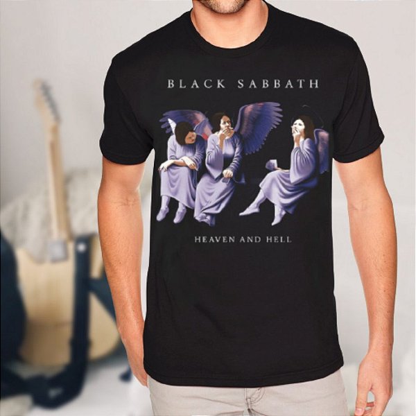 camiseta black sabbath heaven and hell