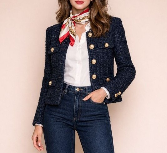 Casaco Tweed Caroline