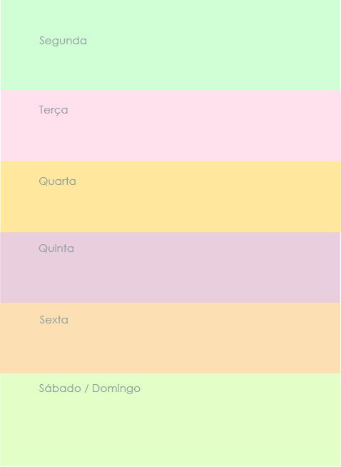 BLOCO PLANEJADOR SEMANAL