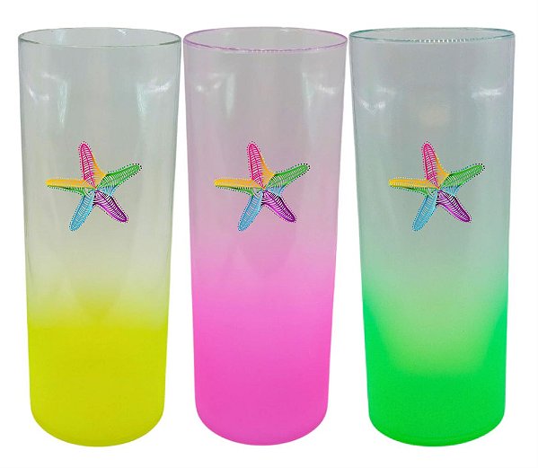 Copo Long Drink 350ml - Cristal Degrade