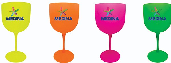 Taça de gin 580ml - JATEADA NEON