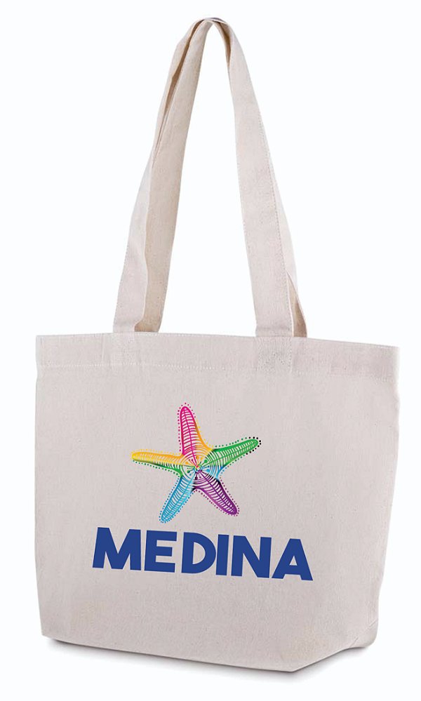 Sacola em Algodão 120g/m² (23x32x10cm)