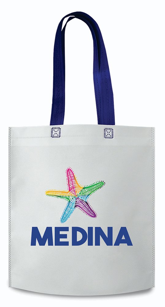 Sacola confeccionada em TNT. (0,41x 036,5) cm