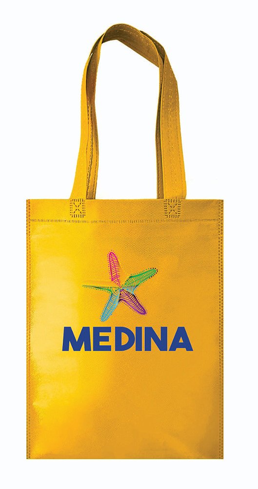 Sacola de tnt com costura termo selada. (0,35x0,27) cm