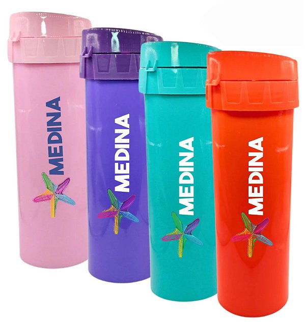 GARRAFAS ECO WORLD LISO COM TAMPA 480ML.