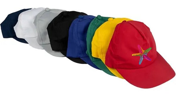 Boné Comercial Tradicional 100% Poliester