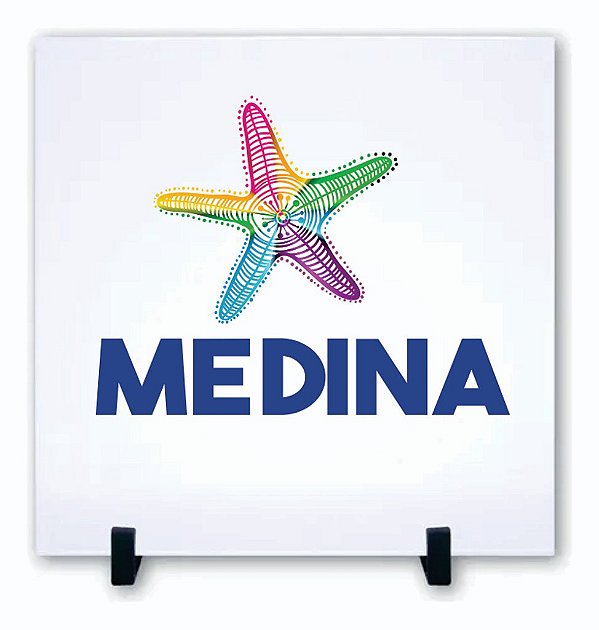 Azulejo branco Personalizado branco brilhante 20 x 20cm com sua imagem.