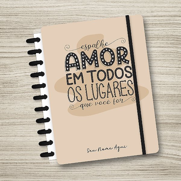 Caderno de Disco Personalizado