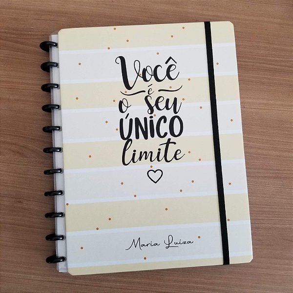Caderno de Disco Personalizado