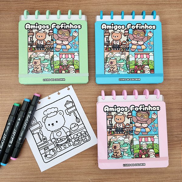 Livro de Colorir com Discos Inteligentes