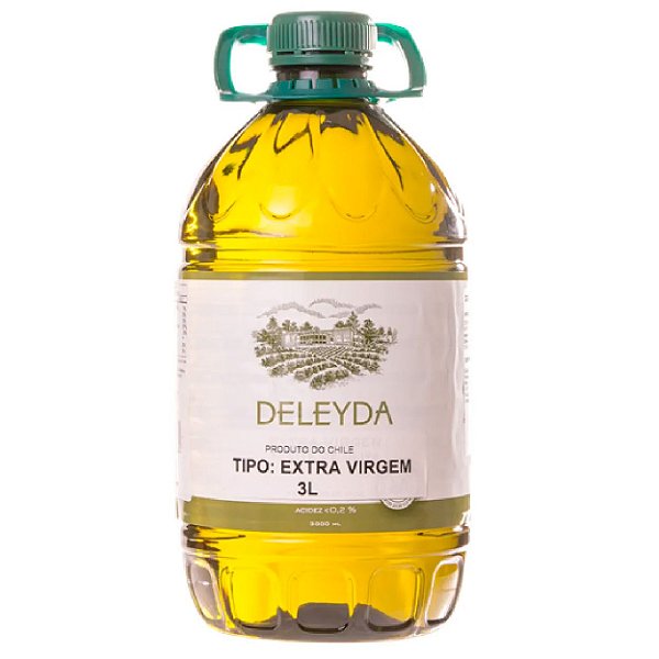 Azeite de Oliva Deleyda Extra Virgem Bombona 3L Acidez 0,2%