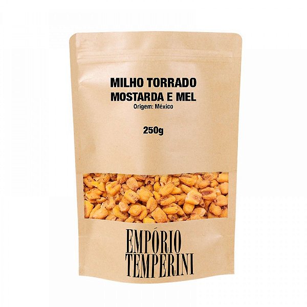 Milho Torrado sabor Mostarda E Mel Importado 250g