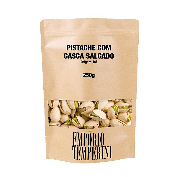 Pistache Torrado E Salgado Com Casca 250g