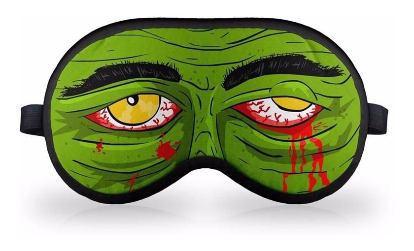 Máscara De Dormir Neoprene Zombie Blood Zumbi Walking Dead