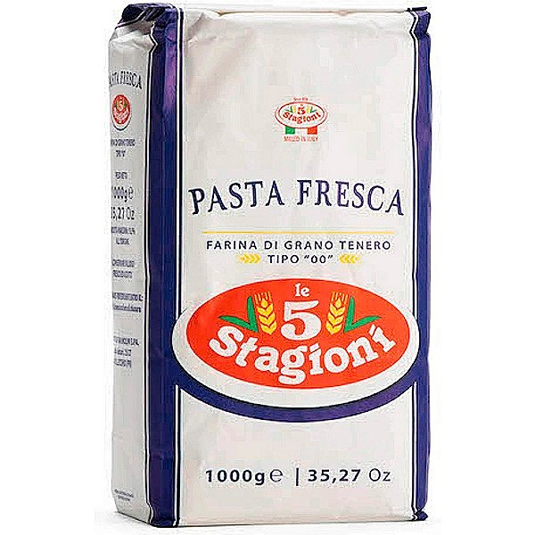 Farinha Italiana Tipo 00 Le 5 Stagioni Pasta Fresca 1Kg