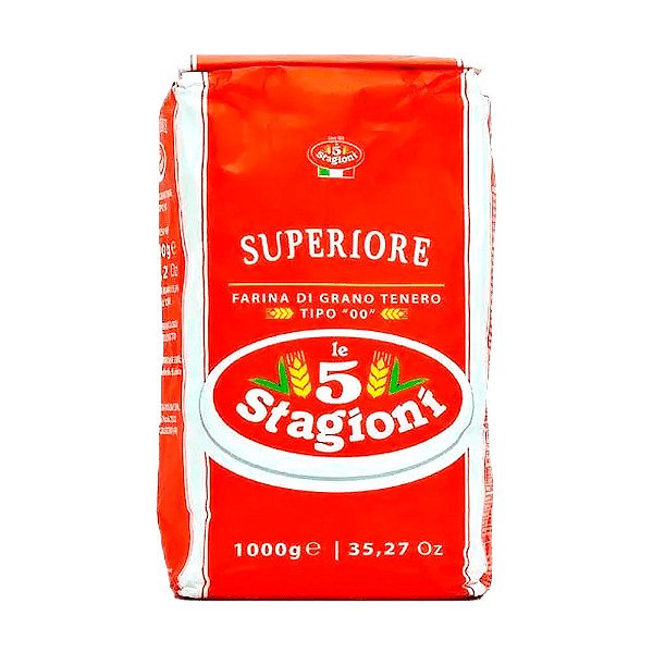 Farinha Italiana Tipo 00 Le 5 Stagioni Superiore 1Kg