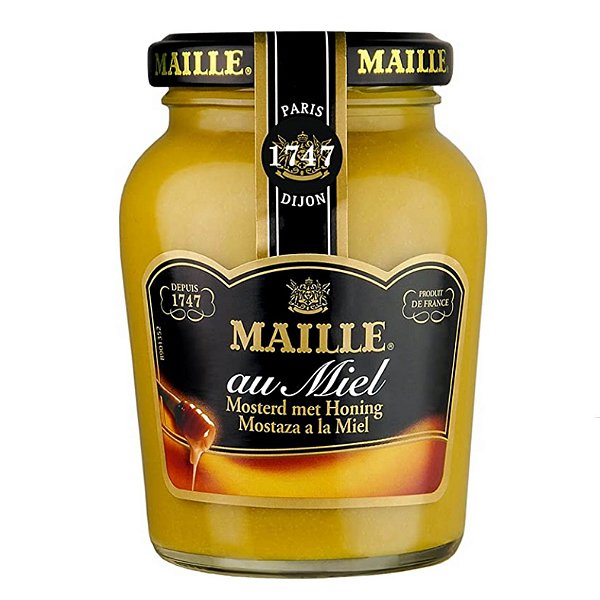 Mostarda Maille Dijon Com Mel Au Miel Original Francesa 230g