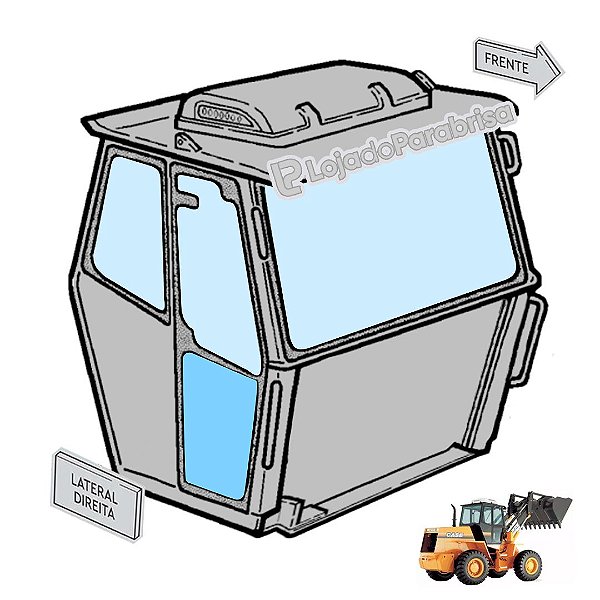 Vidro Lateral Inferior Direito W20E (Antiga) 87452951