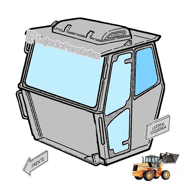 Vidro Janela Traseira Esquerda W20E (Antiga) 87452955