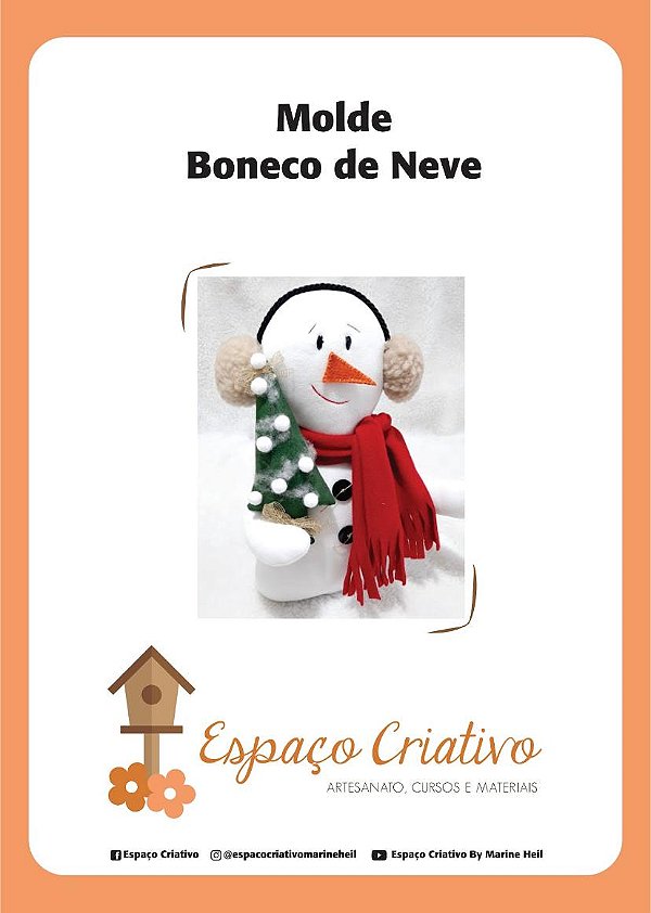 Projeto Boneco de Neve em PDF