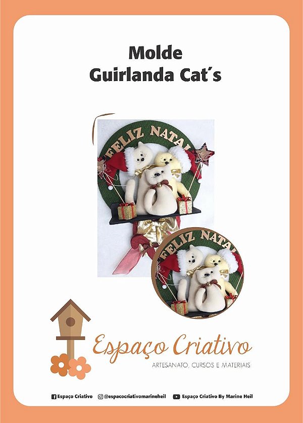 Projeto Guirlanda Cats em PDF